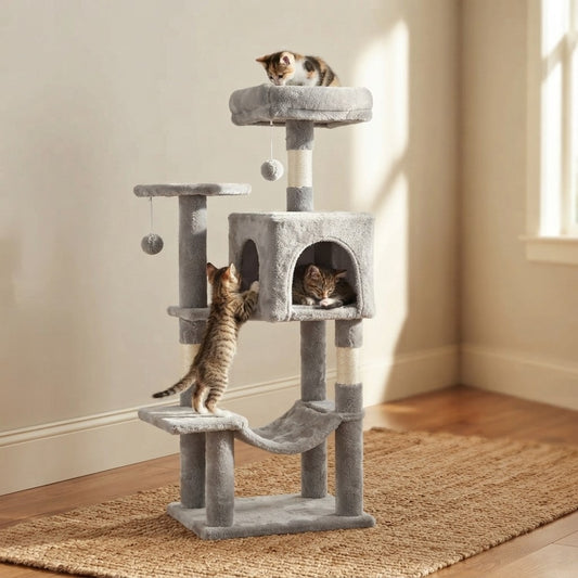 Multi-Cat Climbing Tower